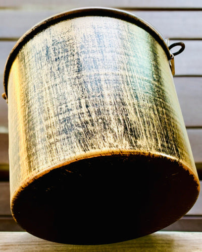 Štýlový kovový popolník "Rustic Charm" 19-23 cm výška, 8 variantov na výber, gravírovanie na želanie