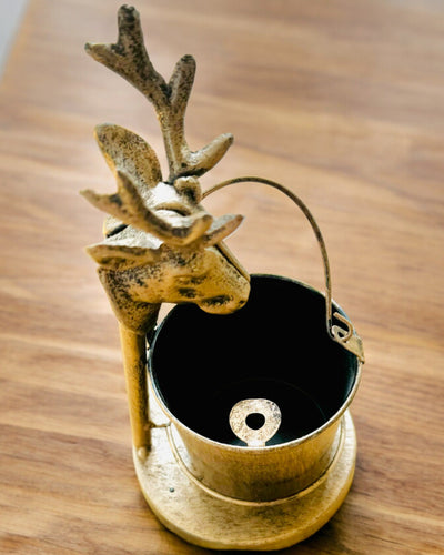 Štýlový kovový popolník "Rustic Charm" 19-23 cm výška, 8 variantov na výber, gravírovanie na želanie