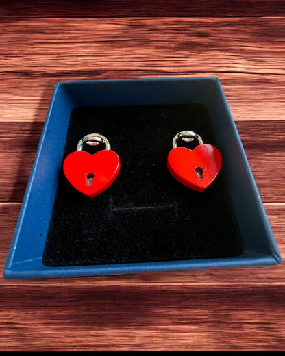Miłosne Mini Kłódki Serce DeLuxe - Sada 2 zámkov s kľúčikmi, 6 variantov na výber, možnosť personalizácie gravírovaním na darček