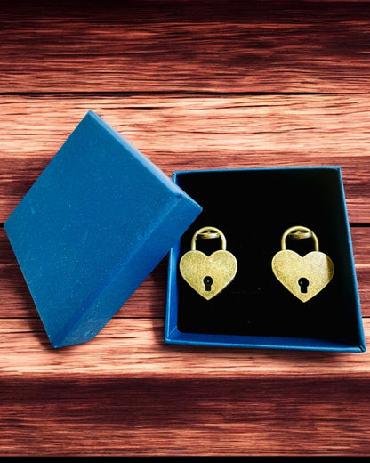 Miłosne Mini Kłódki Serce DeLuxe - Sada 2 zámkov s kľúčikmi, 6 variantov na výber, možnosť personalizácie gravírovaním na darček