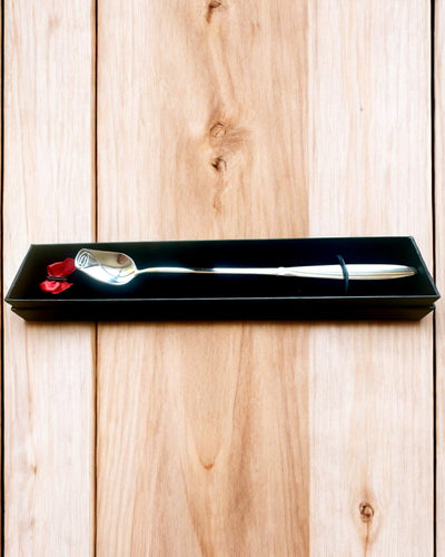 Personalizovaná Ružová Lyžička s Možnosťou Gravírovania na darček - 3 farebné varianty na výber