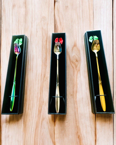 Personalizovaná Ružová Lyžička s Možnosťou Gravírovania na darček - 3 farebné varianty na výber