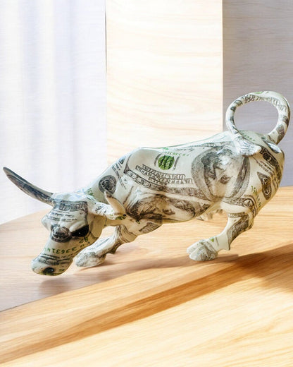 Dekoratívna socha býka "BullArt" – Unikátne umenie s možnosťou gravírovania - 4 farebné varianty, na personalizovaný darček