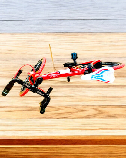 Miniatúrny Kovový Model Červeného Bicykla "SpeedMaster" personalizácia gravírovaním ako darček, 2 farebné varianty