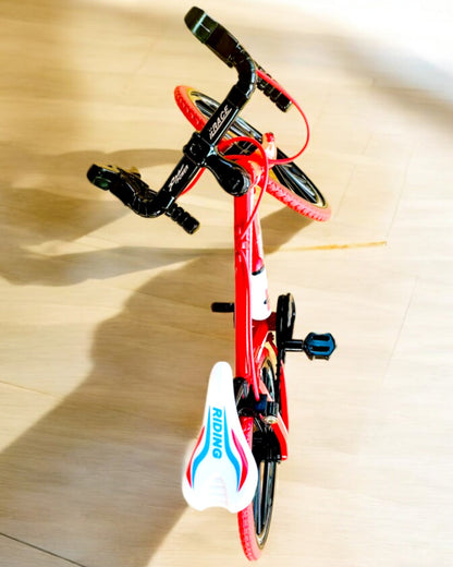 Miniatúrny Kovový Model Červeného Bicykla "SpeedMaster" personalizácia gravírovaním ako darček, 2 farebné varianty