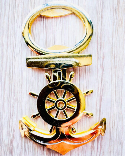 Kapitaňský otvárač na fľaše - možnosť personalizácie gravírovaním, strieborná farba