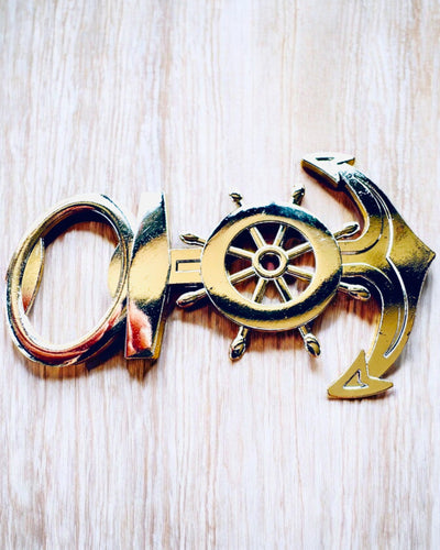 Kapitaňský otvárač na fľaše - možnosť personalizácie gravírovaním, strieborná farba