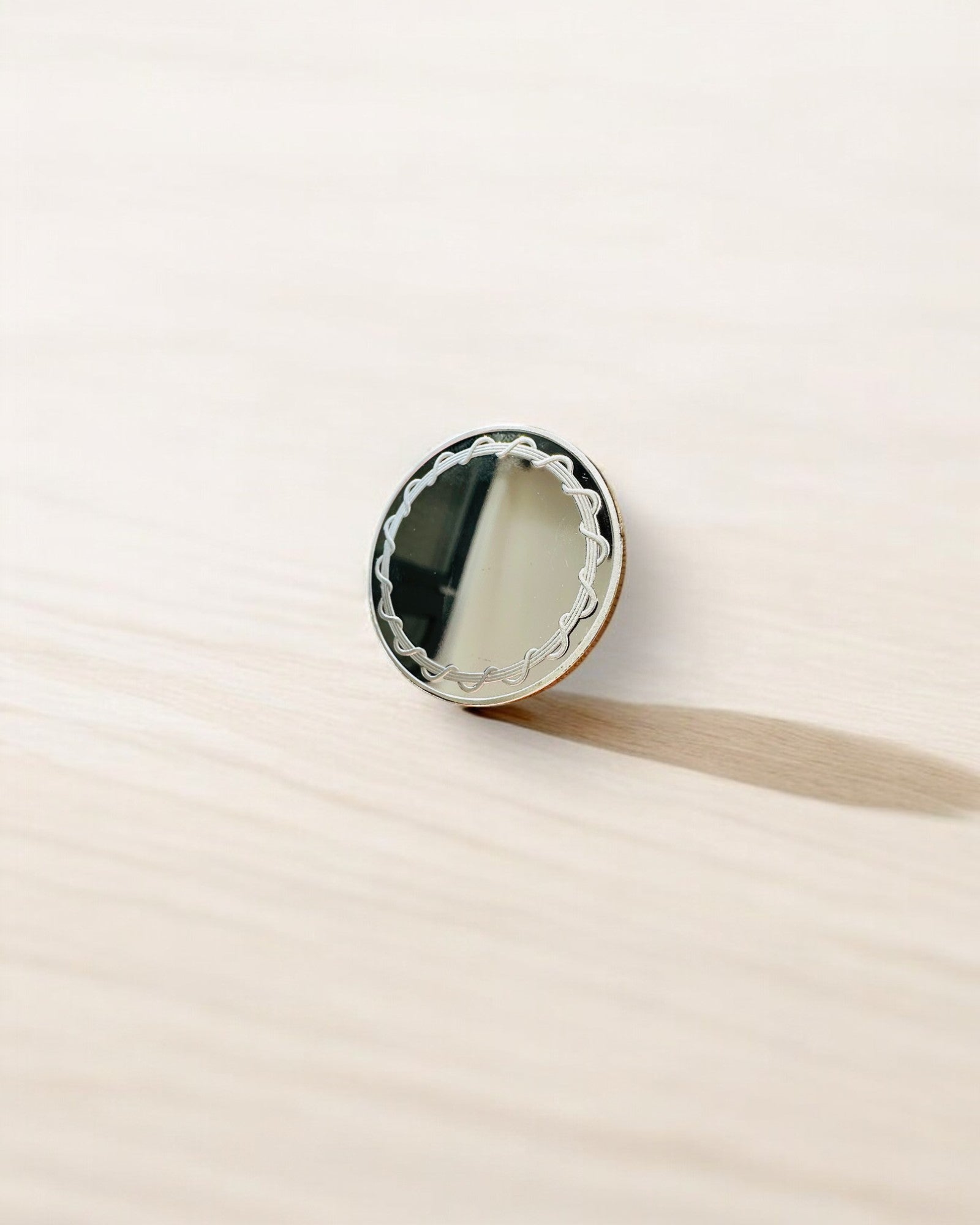Prázdna Výzvová Minca s Možnosťou Personalizácie Gravírovaním – Zberateľská, 40mm, tri modely