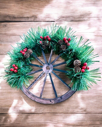 Dekoračná sada 3 x Vianočných Kolies "Veselá Hviezda" - možnosť personalizácie gravírovaním na darček