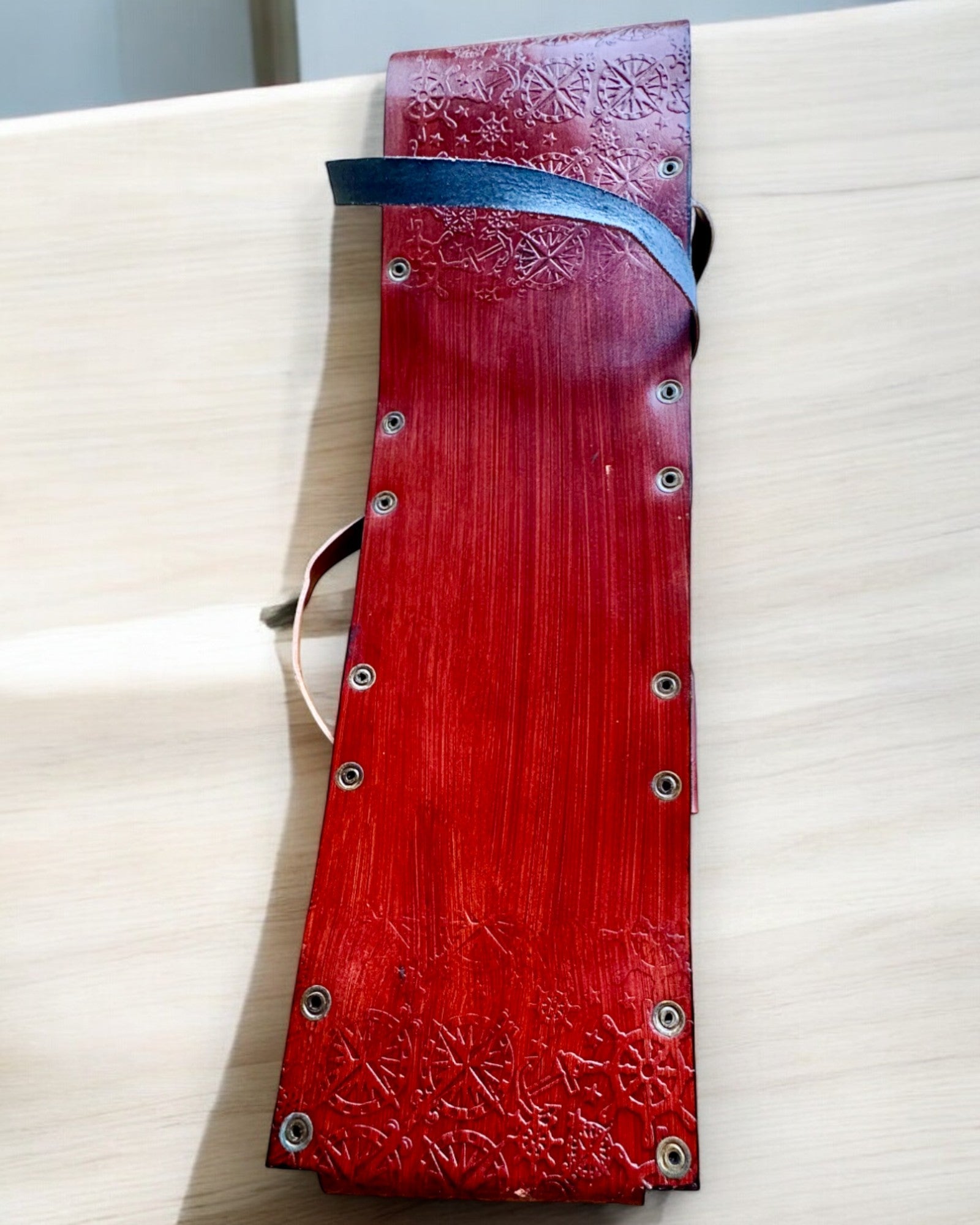 Kožené puzdro, obal na vychádzkové palice - možnosť personalizácie gravírovaním na darček