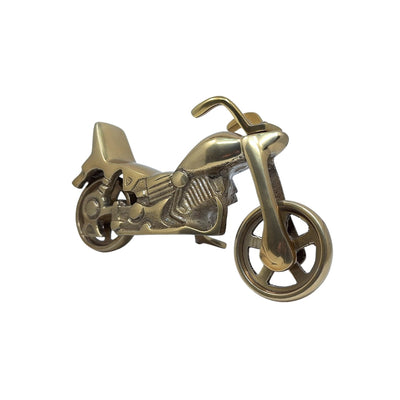 Model motocykla N-2784 s možnosťou personalizácie gravírovaním – antická mosadz, 23 x 14 cm