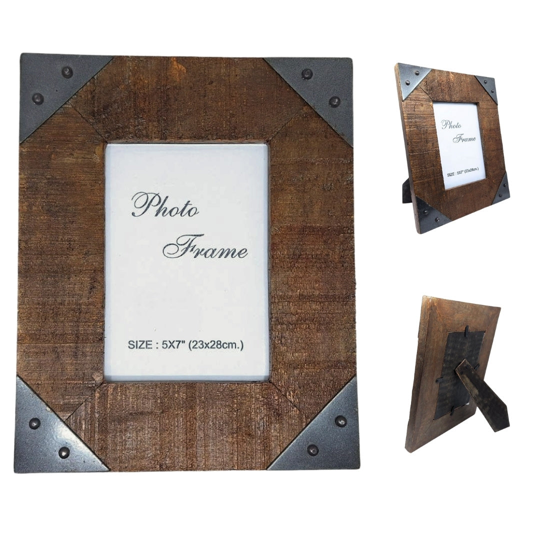 Drewniana ramka na zdjęcia 13 x 18 cm z możliwością personalizacji grawerem