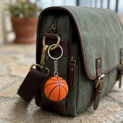 Prívesok na kľúče basketbal s personalizovaným gravírovaním