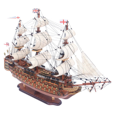 Ekskluzywny Wielki Model Żaglowca Okrętu HMS Prince 94cm z Możliwością Personalizacji Grawerem