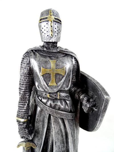 Figúrka križiackeho rytiera 30cm s gravírovaním
