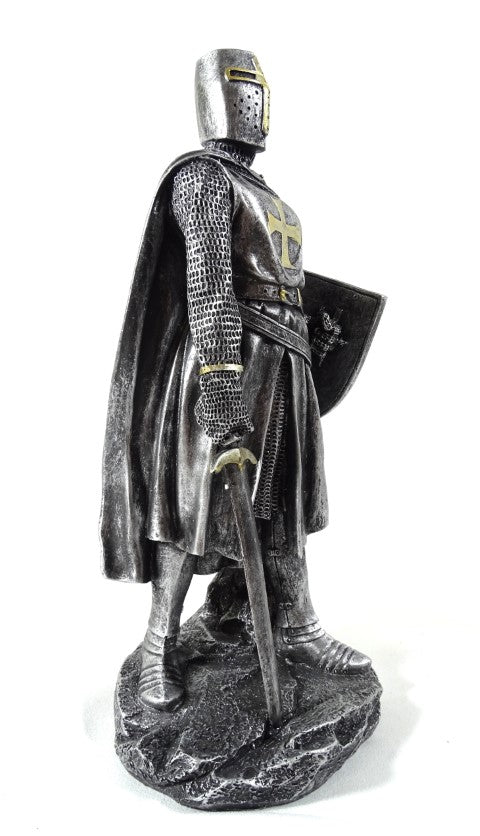 Figúrka križiackeho rytiera 30cm s gravírovaním