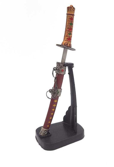 Katana - nôž na papier SW-199 s možnosťou personalizácie gravírovaním, ideálny darček, výška 18 cm, dekoratívna pošva v súprave