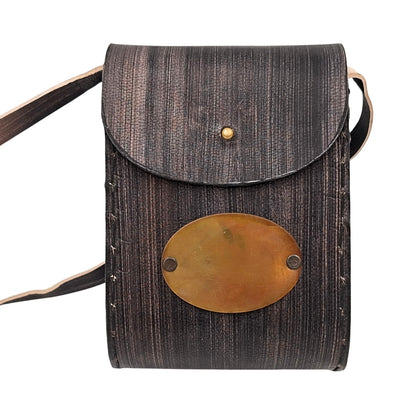 Lornetka Mosiężna Retro w Skórzanym Etui z Możliwością Personalizacji Grawerem