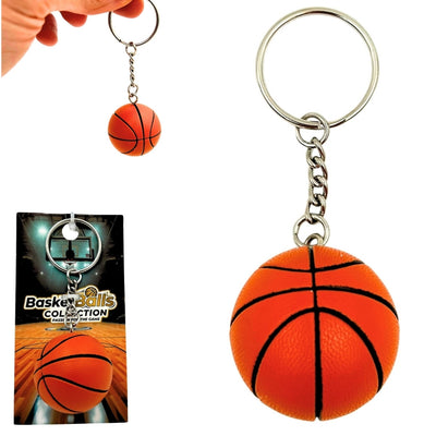 Prívesok na kľúče basketbal s personalizovaným gravírovaním