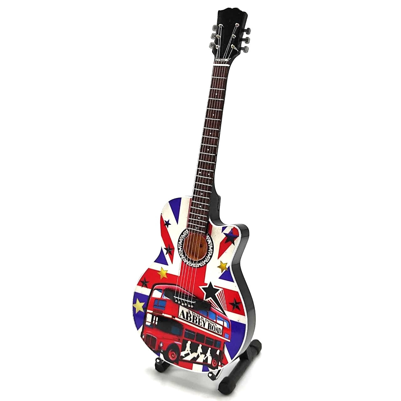 Zberateľská mini gitara The Beatles