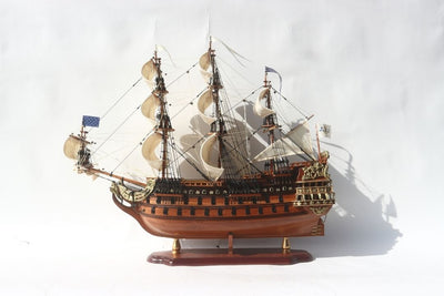 Luksusowy Model Żaglowca Statku Soleil Royal 65cm - SOL6, możliwość personalizacji grawerem