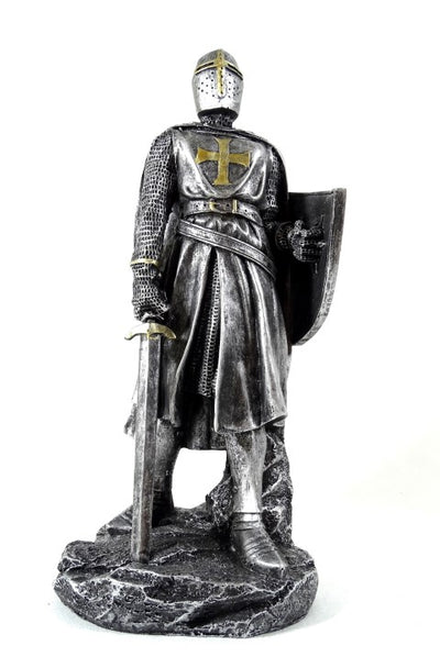 Figúrka križiackeho rytiera 30cm s gravírovaním