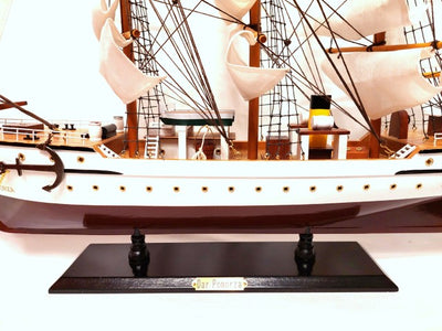 Model plachetnice Dar Pomorza 80cm s možnosťou personalizácie gravírovaním