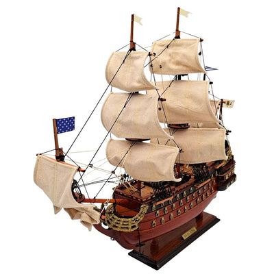 Model plachetnice Soleil Royal zložený 46 cm - ručne vyrobený z exotického dreva s možnosťou personalizácie gravírovaním