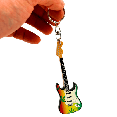 Kľúčenka gitara v štýle Bob Marley Reggae Gadget - EGK-0641