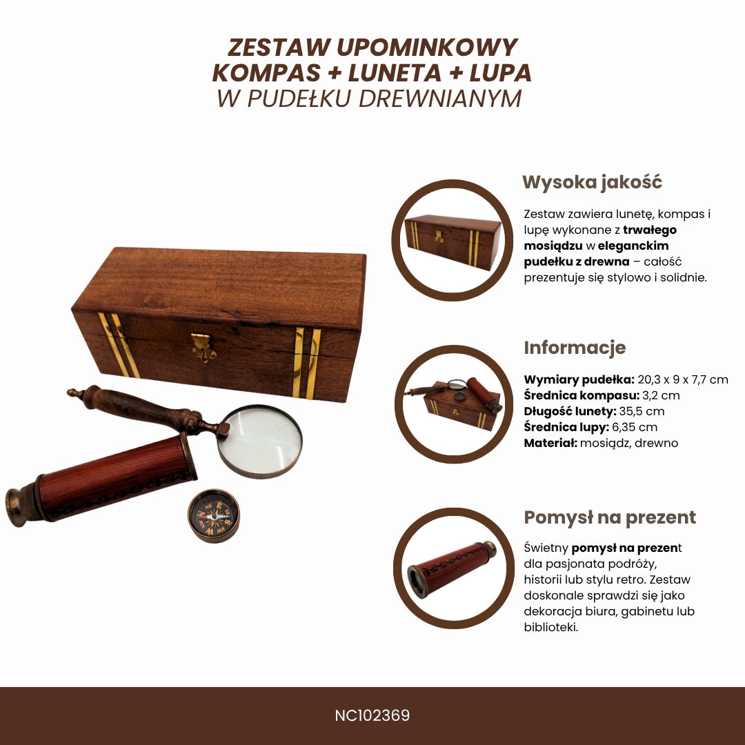 Exkluzívna retro darčeková súprava s gravírovaním