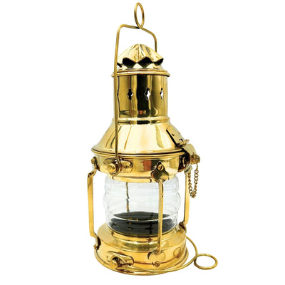 Mosadzná retro petrolejová lampa SL10 s možnosťou personalizácie gravírovaním
