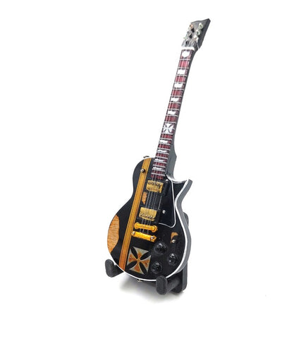 Mini zberateľská gitara 15 cm v štýle Jamesa Hetfielda s možnosťou personalizácie gravírovaním