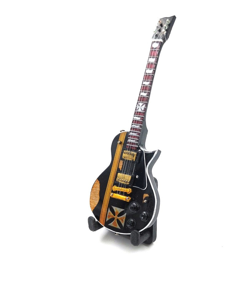 Mini zberateľská gitara 15 cm v štýle Jamesa Hetfielda s možnosťou personalizácie gravírovaním