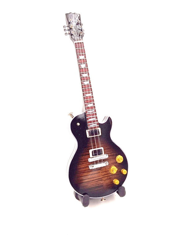 Mini gitara 15cm v štýle Slasha z mahagónového dreva