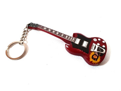 Kľúčenka gitara v štýle AC/DC - Angus Young – Tribute - EGK-0597