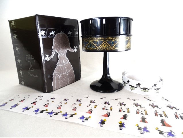 Zoetrop H68 – filmový projektor z XIX. storočia s možnosťou personalizácie gravírovaním, ideálny ako darček – výška 19 cm, klasický dizajn na dekoráciu interiéru