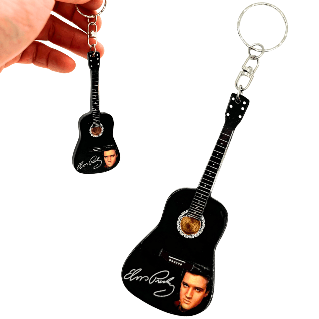 Prívesok na kľúče gitara v štýle Elvis Presley Tribute - EGK-1389