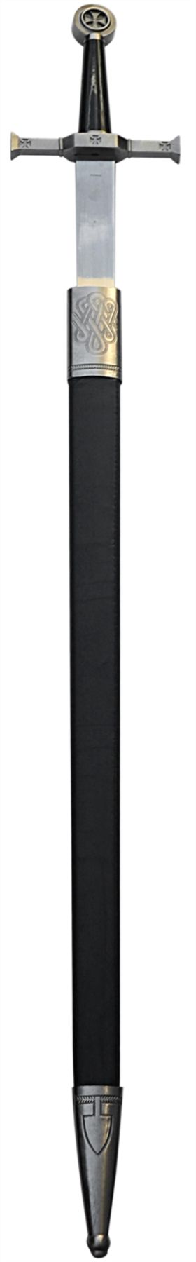 Oceľový rytiersky meč 84 cm v pošve - replika SW-114 s možnosťou personalizácie gravírovaním