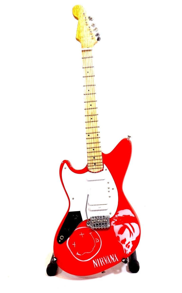Mini gitara v štýle Nirvana - Curt Cobain