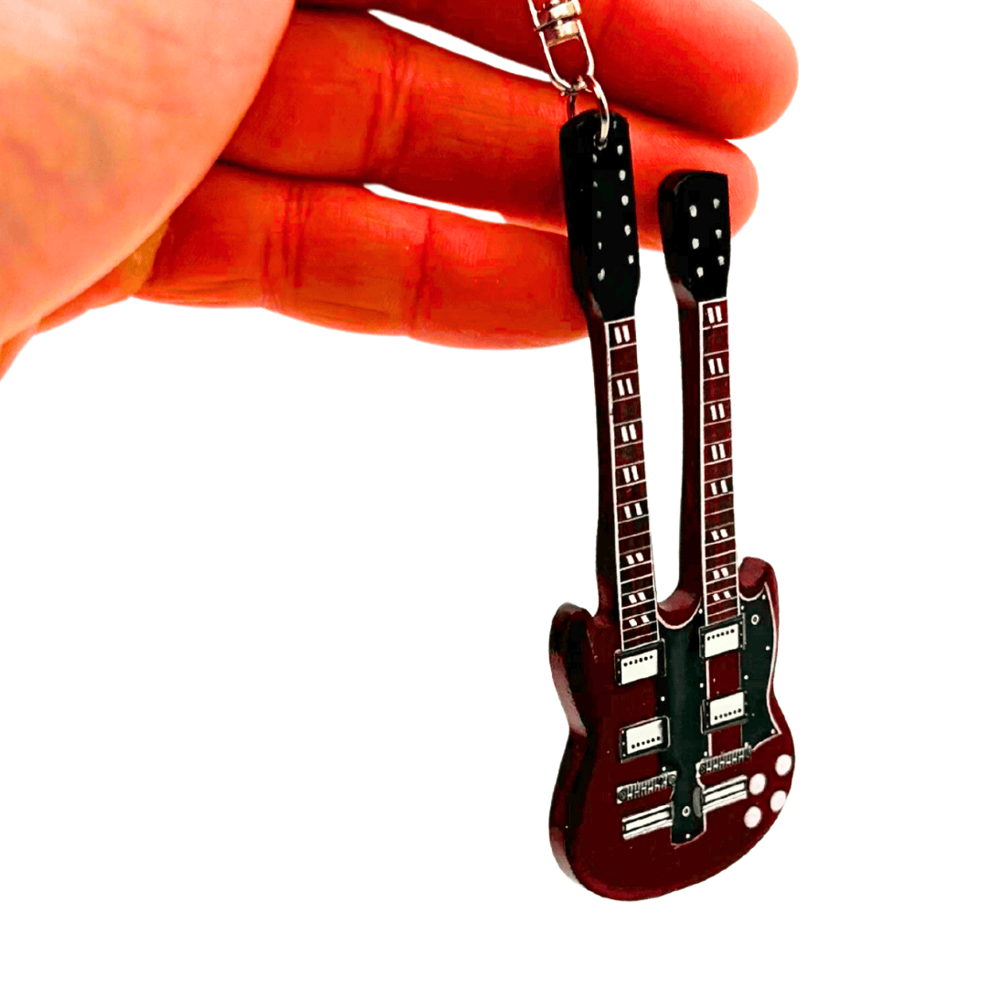 Kľúčenka gitara Led Zeppelin - Jimmy Page - EGK-0115