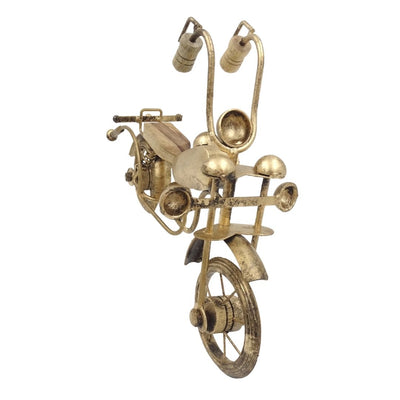 Klasický motocykel, kovový model NC1733 s gravírovaním