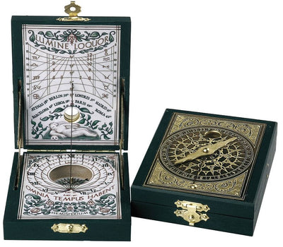 Slnečné hodiny s kompasom Kepler Dyptych