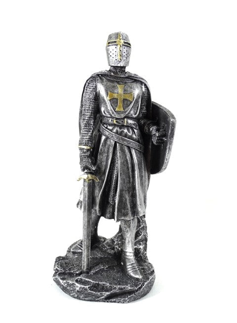 Figúrka križiackeho rytiera 30cm s gravírovaním