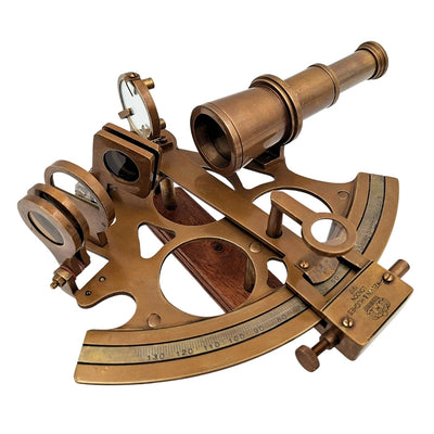Veľký mosadzný sextant s možnosťou personalizácie gravírovaním