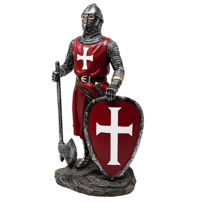 Figúrka križiackeho rytiera 18,5 cm z polyresinu s možnosťou personalizácie gravírovaním
