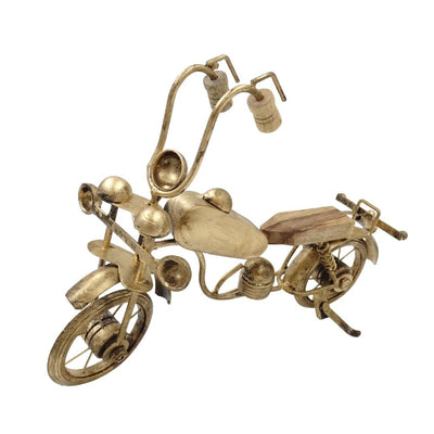Klasický motocykel, kovový model NC1733 s gravírovaním