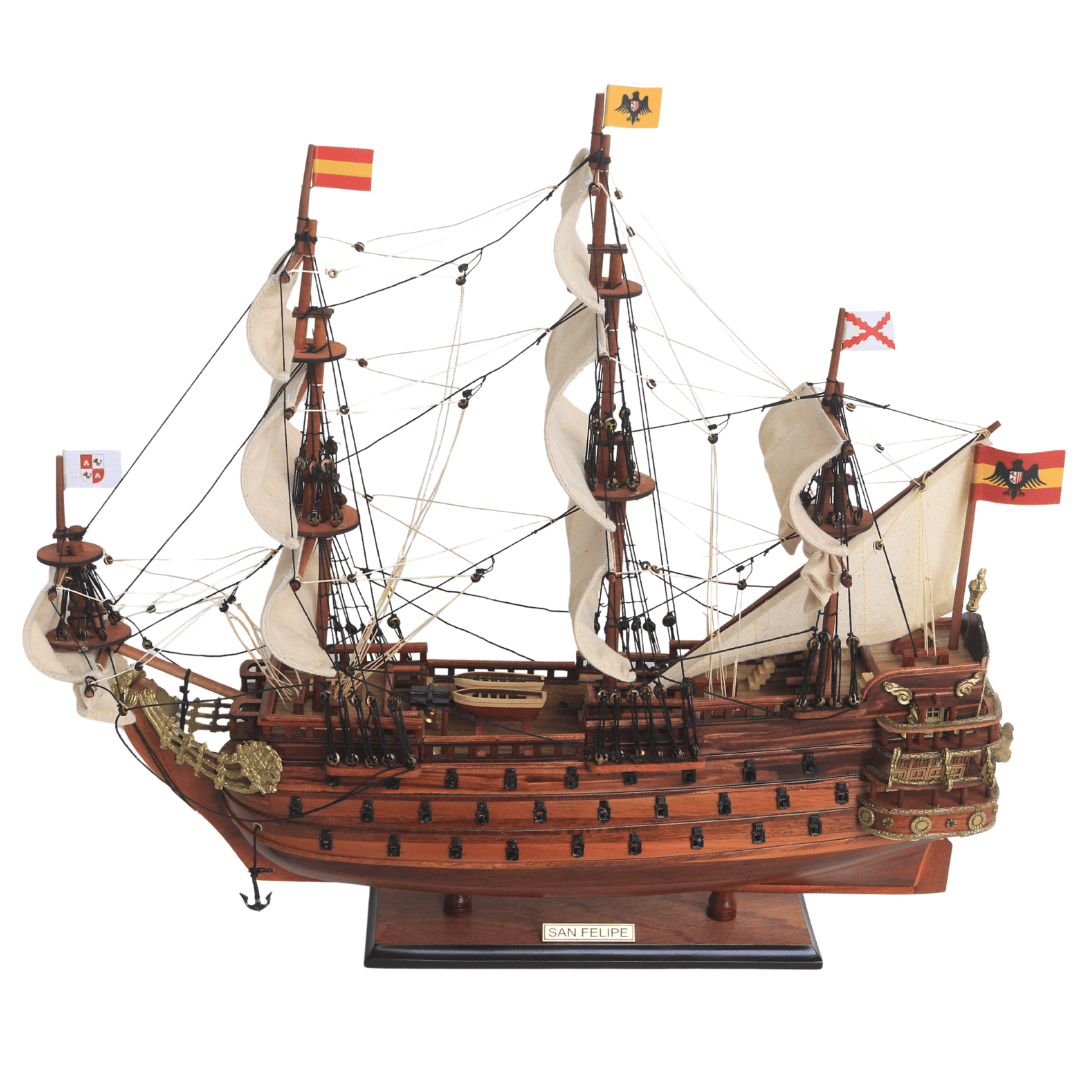 Ekskluzywny Model Żaglowca Statku San Felipe – SF4, możliwość personalizacji grawerem