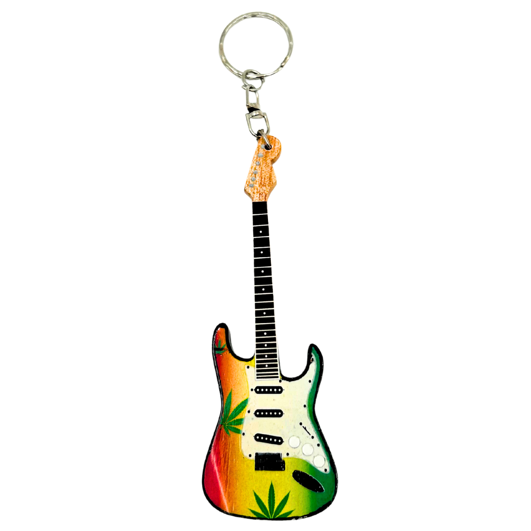 Kľúčenka gitara v štýle Bob Marley Reggae Gadget - EGK-0641