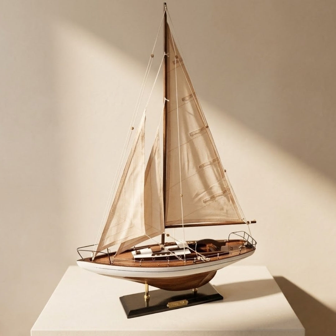 Model Jachtu Żaglowego 66 cm z możliwością personalizacji grawerem