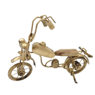 Klasický motocykel, kovový model NC1733 s gravírovaním